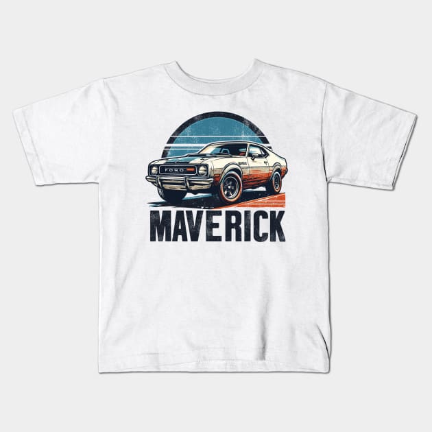 Ford Maverick Kids T-Shirt by Vehicles-Art